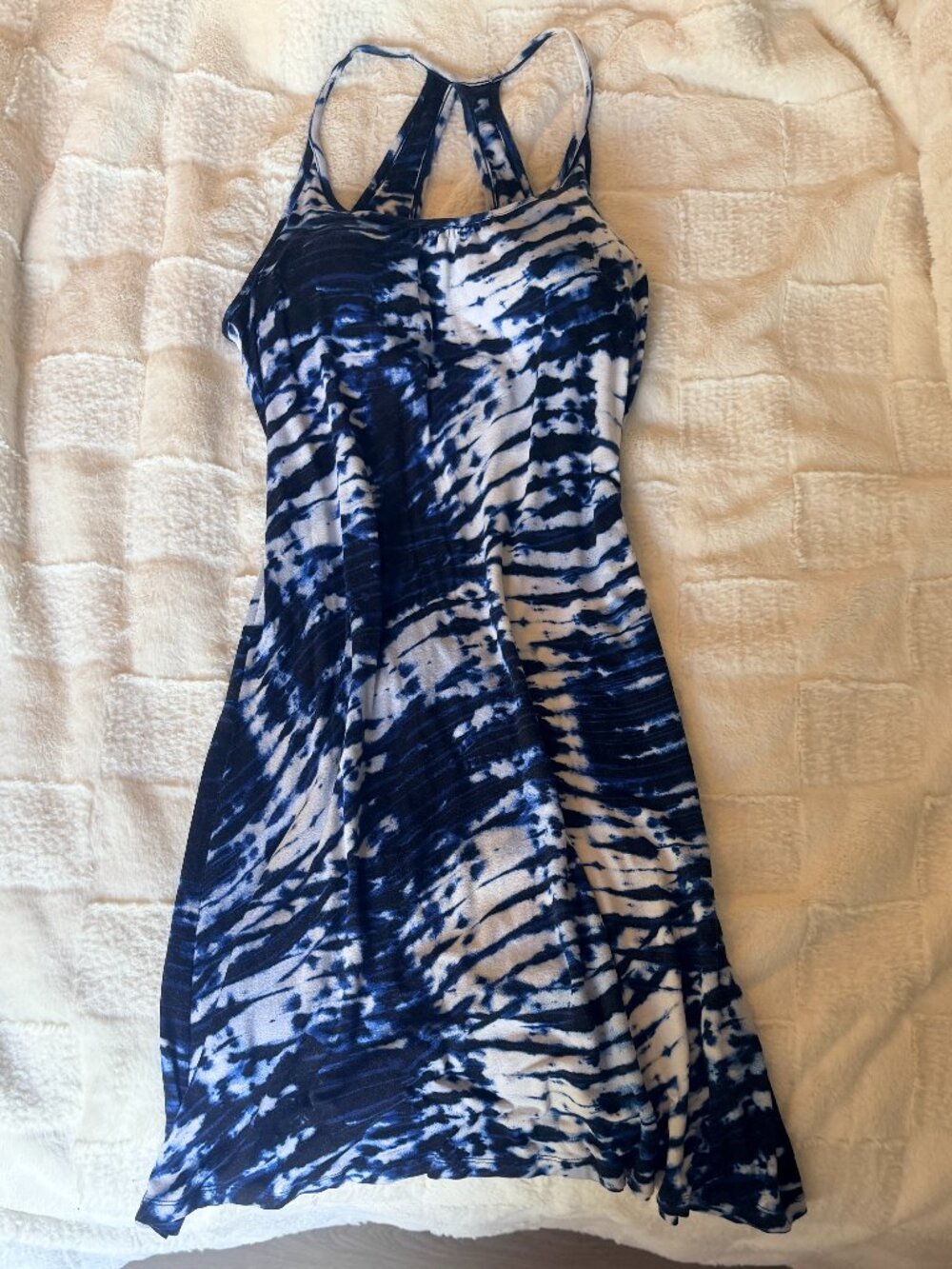 Soft and flowing, DAKINI Tie-Dye Print Sundress size Medium